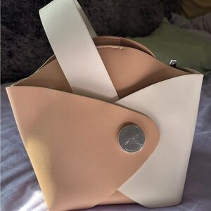 Charles & Keith Beige and Cream Bag